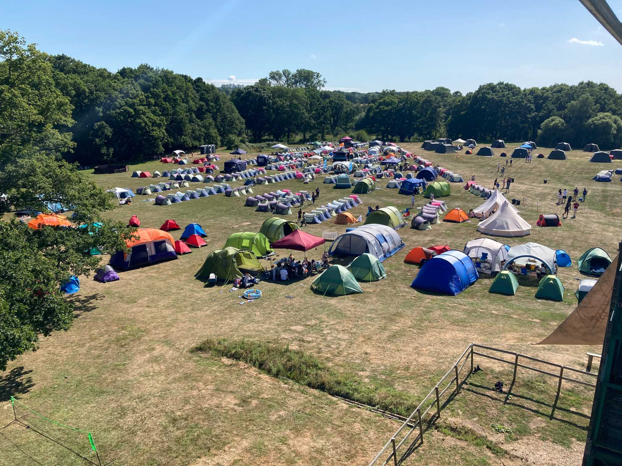 Marquees, tents, inflatables, and fairground rides