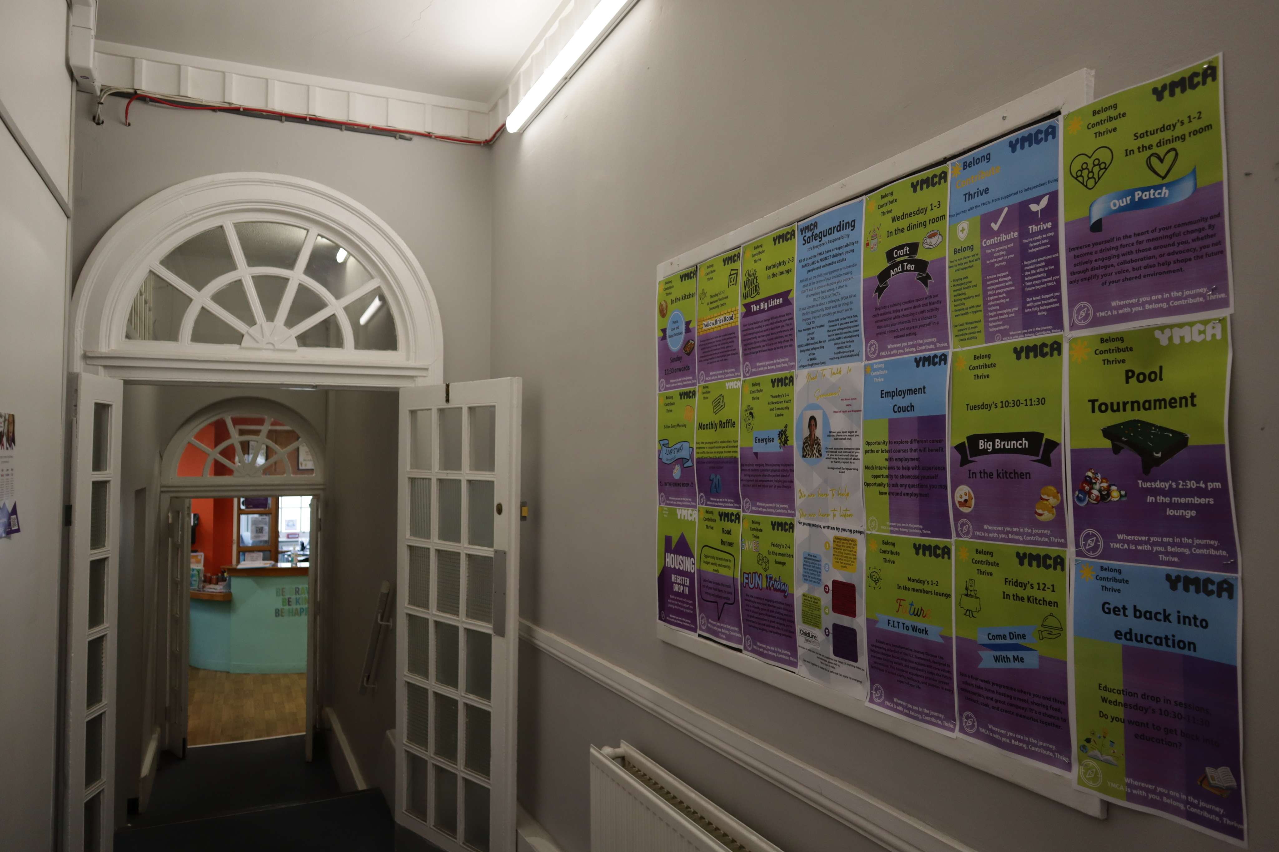 The range of support services available at George Williams House