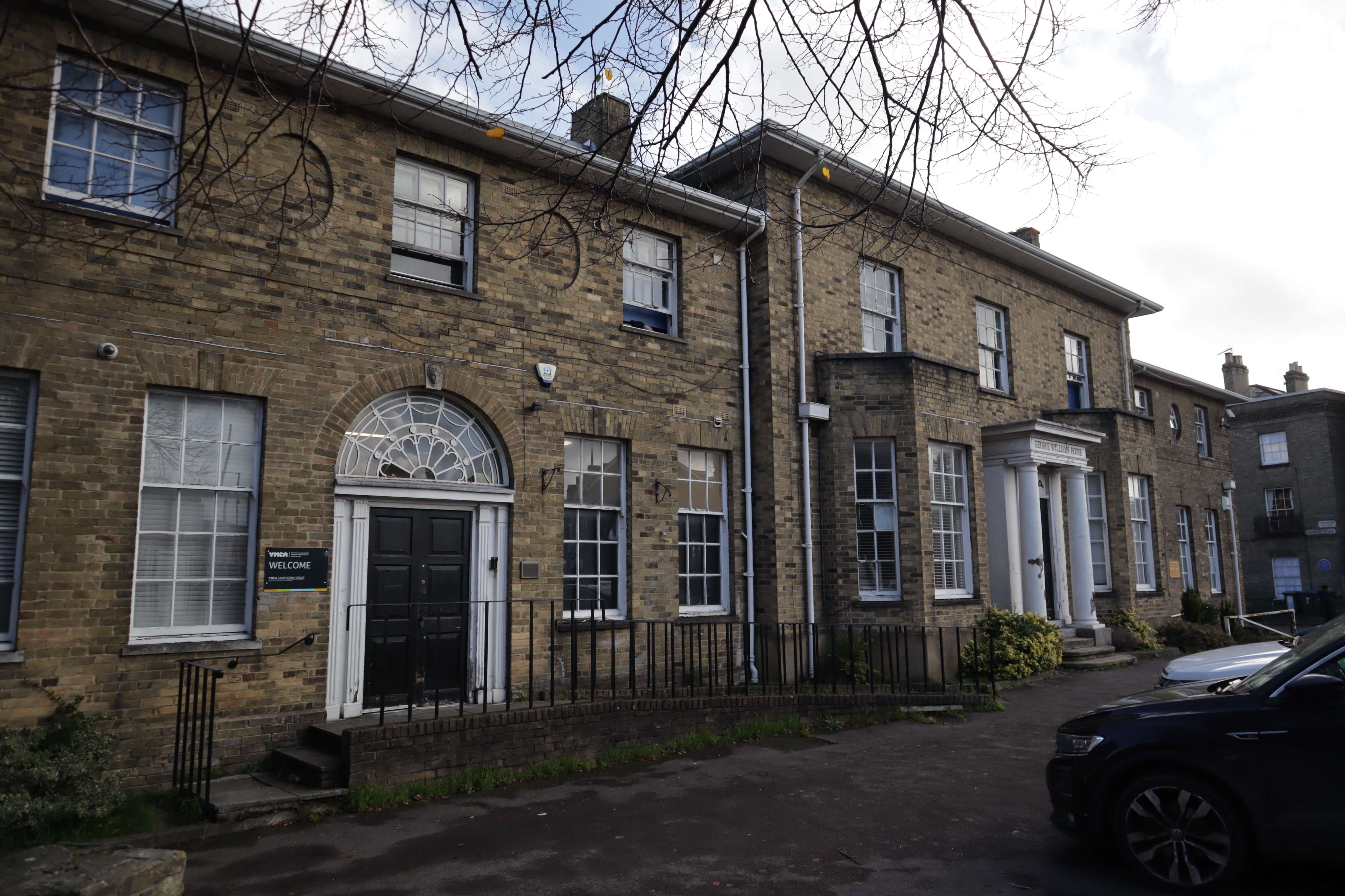 Young people and staff at YMCA supported housing