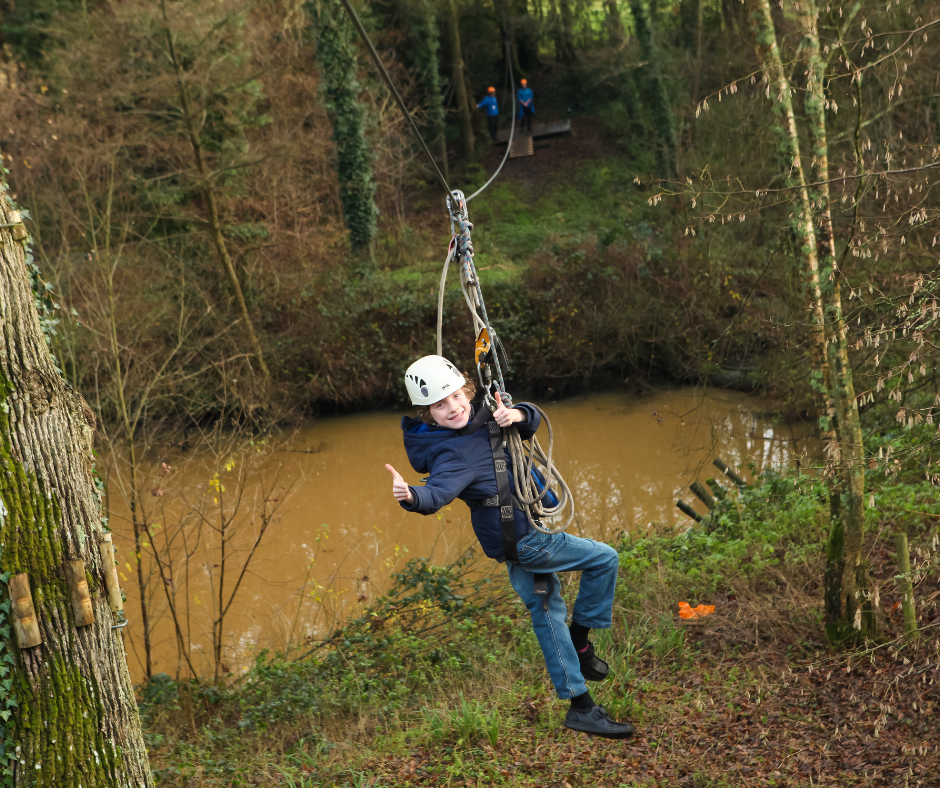 Ziplining