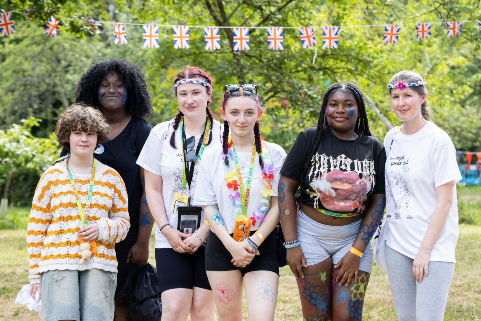 Sunday closing moments at the Young Carers Festival