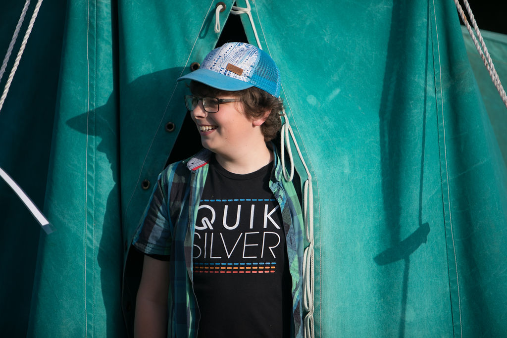 Young Carers Festival activity on site