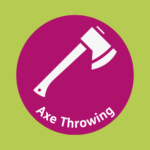 Axe throwing icon