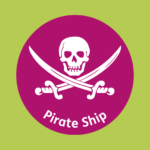Pirate ship icon
