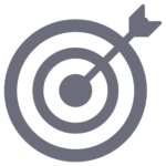 Target icon grey