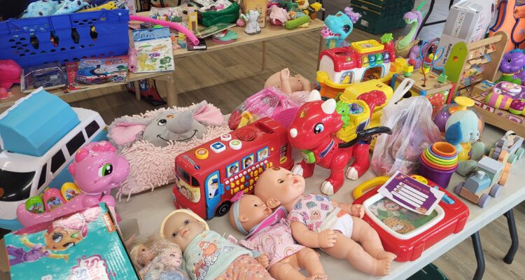 Toys at YMCA Andover toy sale