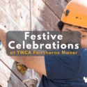 ymca fairthorne manor, christmas party, ymca christmas party, outdoor christmas party, team building day, corporate team building
