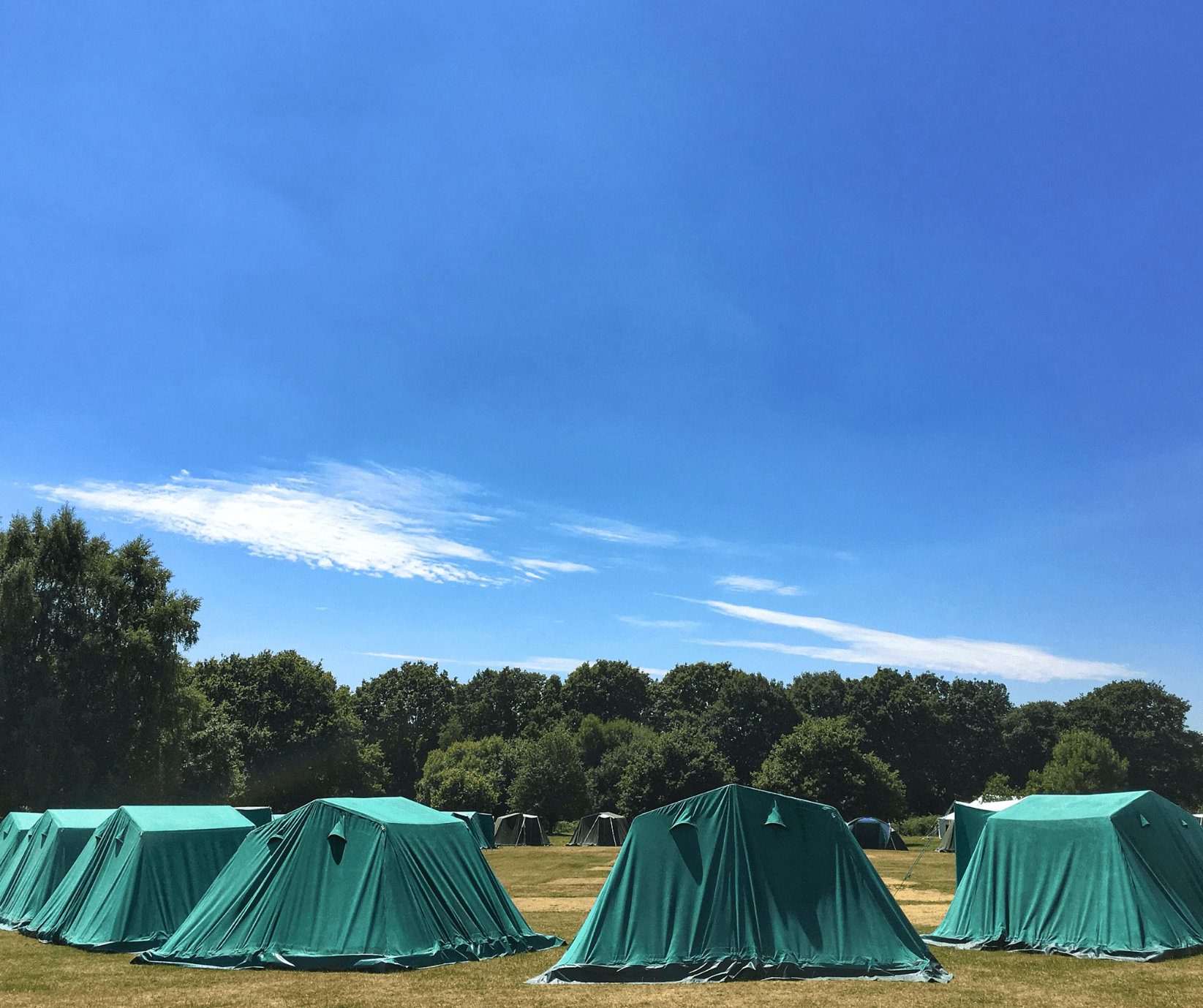Camping at Fairthorne