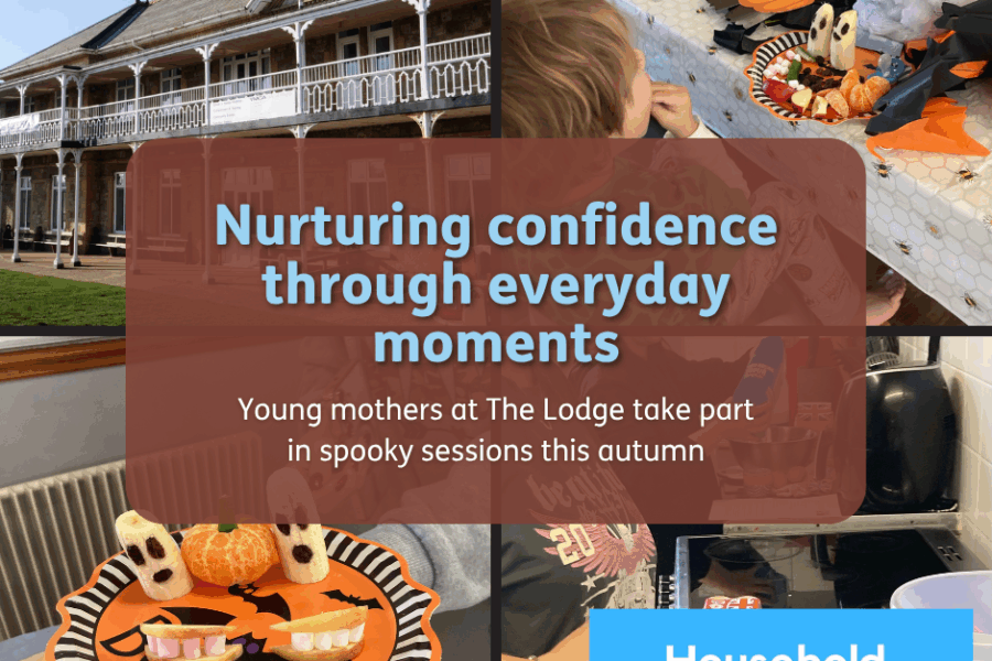 Halloween baking treats at ymca the lodge for young mothers