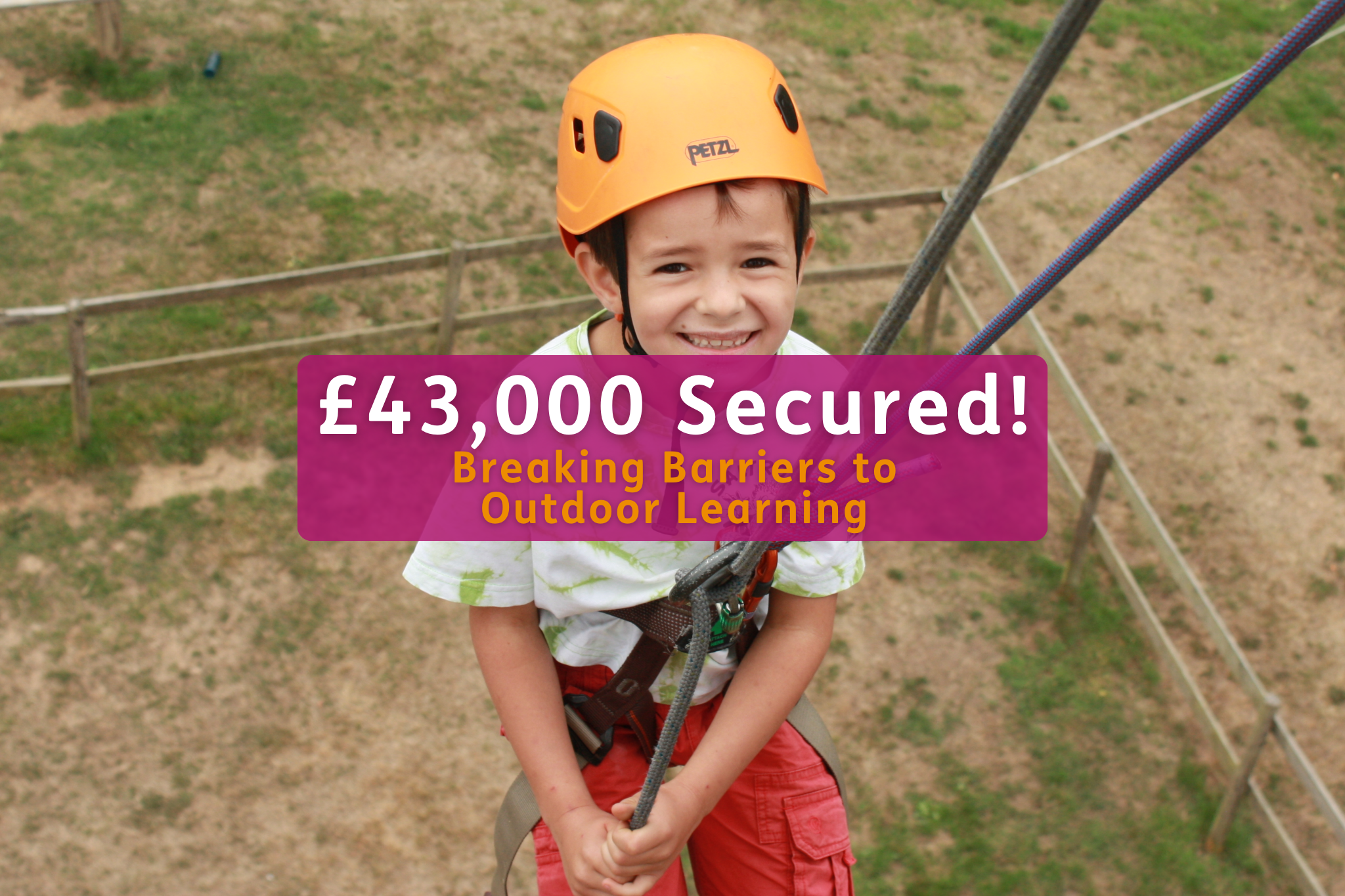 £43k funding to support Adventures Away from Home